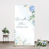 Lofaris Something Blue Before I Do Wedding Rectangle Backdrop